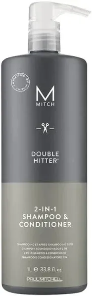 Mitch Double Hitter 2 in 1 Shampoo Conditioner Paul Mitchell