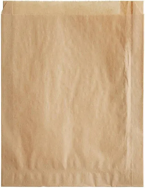 Bagcraft NK25 EcoCraft Grease-Resista<wbr/>nt Sandwich Bag, 6 1/2 x 1 x 8,  2,000 Bags