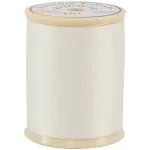 Superior Threads - Smooth Polyester Sewing Thread for Serger, Bobbin Thread, and Quilting, So Fine #401 Snow, 3,280 Yd. Cone