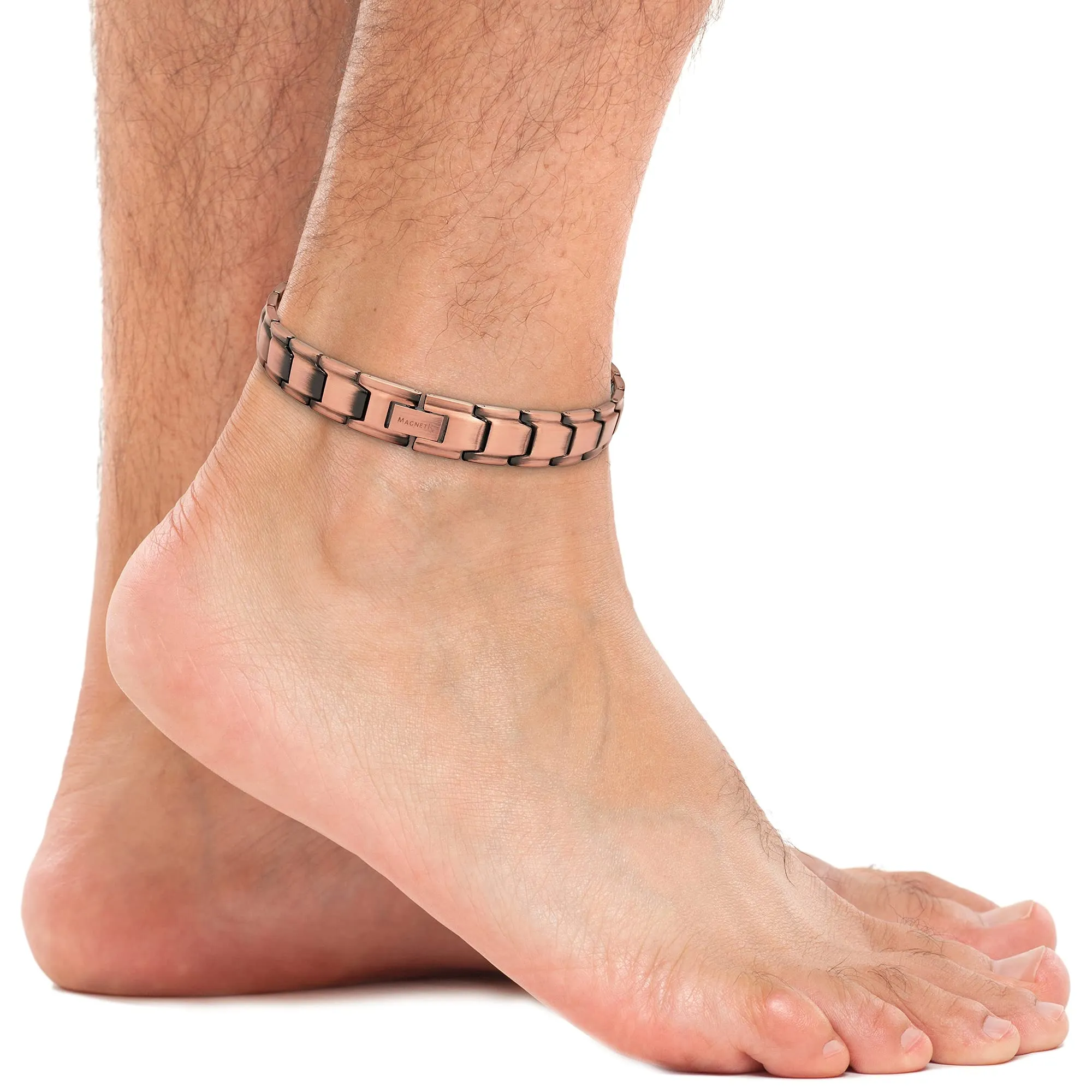 MagnetRX Men's Copper Magnetic Anklet