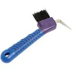 Roma Deluxe Hoof Pick Soft Grip - Light Blue/Black