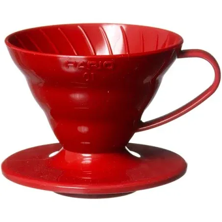 Hario V60 01 Coffee Dripper RED VD-01 R Red VD-01R For 1 - 2 Cups F/S w/Track#