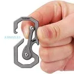 Titanium Multifunctional Carabiner Clip Keychain