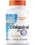 Doctor's Best Ubiquinol Featuring kaneka qh, Non-GMO, Gluten Free, Soy Free, Heart Health, 200 Mg, 30 Softgels