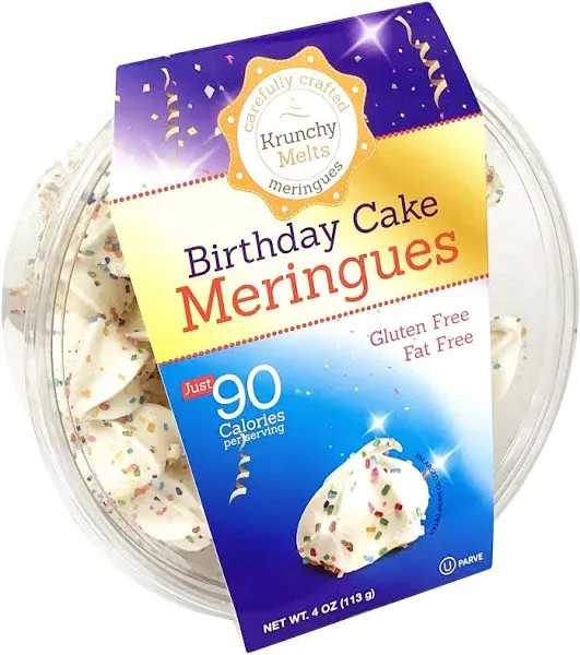 Birthday Cake Meringue Cookie, 4 Oz.