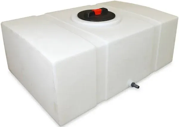 Low Profile Water Tank - 60 Gallon Capacity - 42" x 28" x 18" - Perfect for Mobile Automotive Detailing Use