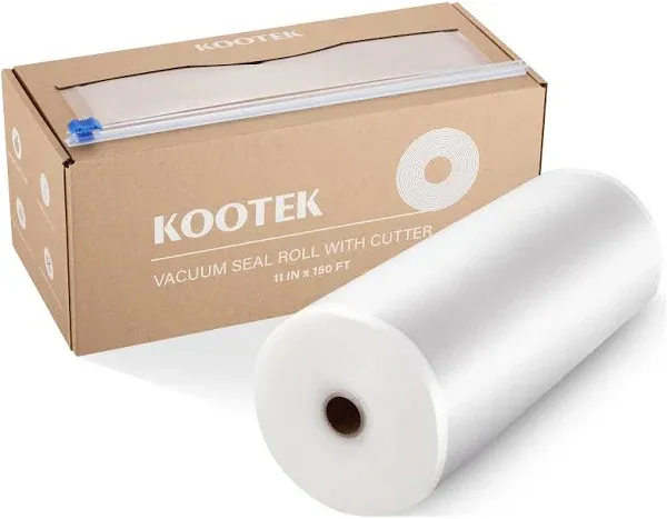 8&#034; x 150&#039; Vacuum Sealer Bags Roll for Food with Cutter Dispenser, Commercial ...