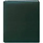 Hunter Green - Family Treasures Deluxe Fabric Post Bound Album 12"X15"