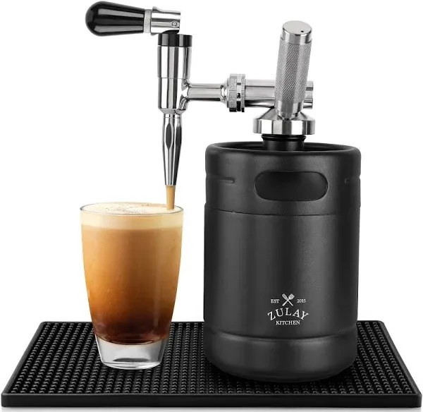 Zulay Kitchen Nitro Cold Brew Coffee Maker - Collapsible Funnel & Drip