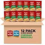 Rice-a-roni, Cheddar Broccoli, 6.9oz Boxes (12 Pack)