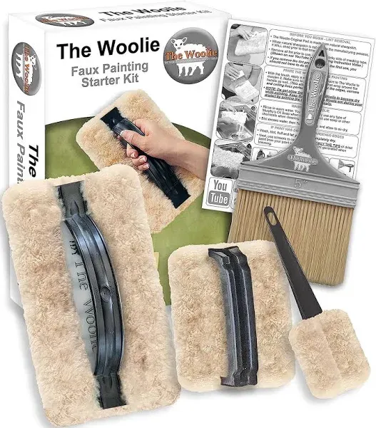 The Woolie Original Faux Painting Beginner Starter Toolkit