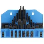 Hhip 3900-2112 58 Piece Clamping Kit (7/16 inch T-Slot) Stud Size 3/8-16