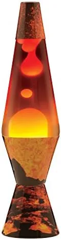 Lava Lite 2149 COLORMAX Volcano Print Lava Lamp with Tri-colored Globe