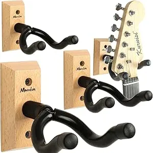 Moodve Guitar Wall Mount Hanger 4-Pack