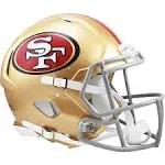 San Francisco 49ers Riddell Speed Full Size Authentic Football Helmet