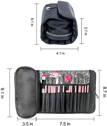 songfir Portable Makeup Brush Storage Bag