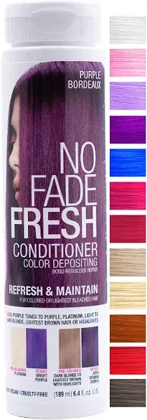 Purple Color Depositing Conditioner - Semi Permanent Hair Color with BondHeal Bond Rebuilder - Purple Hair Dye Deep Conditioner Hair Mask 6.4 oz