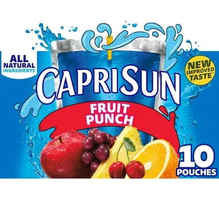 Capri Sun Fruit Punch Juice Pouches