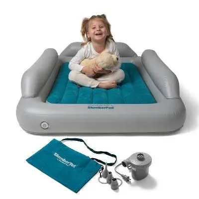 SlumberPod SlumberTot Inflatable Toddler Travel Bed - Portable Kids Air... 