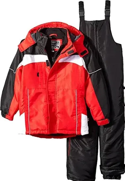 Rothschild Boys' Ski Jacket and Snowbib Snowsuit Set