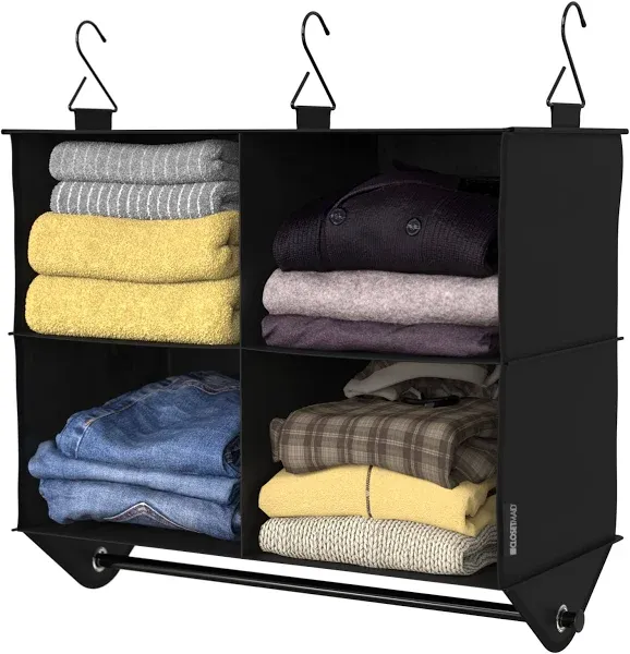 ClosetMaid Capsule 4-Cube Hanging Fabric Closet Organizer