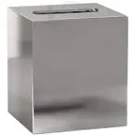 Nu Steel Gloss Boutique Tissue Box Cover