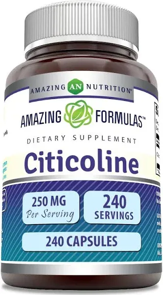 Amazing Formulas Citicoline 250 Mg Capsules