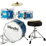 Mendini by Cecilio 13 inch 3-Piece Kids/Junior Drum Set Metallic