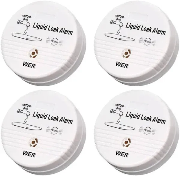 WER Wireless Water Leak Sensor Alarm