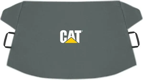 Cat® Windshield Snow Cover, Toughest Car Frost Protector for Ice & Sleet, Weatherproof for Winter, Includes Anti-Theft Straps, Freeze Protector for Auto Car Truck Van SUV, Wide Size 78"x45" inch,Black