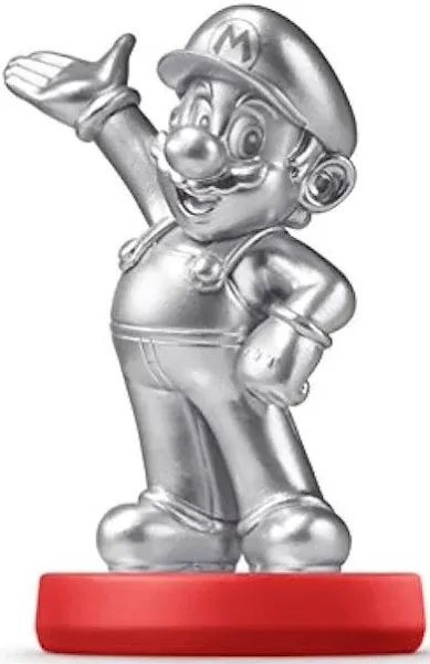 Nintendo Mario Silver Edition Amiibo