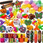 50 Pcs Party Favors Toy Assortment Kids Birthday Pinata Goodie Bag Stuffers