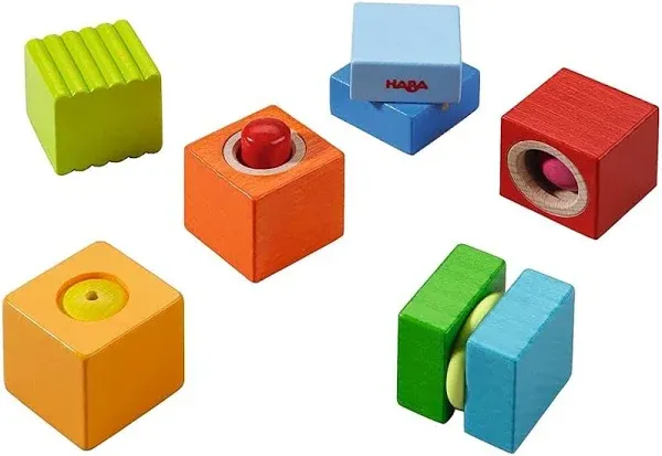 HABA Fun with Sounds Wooden Discovery Blocks