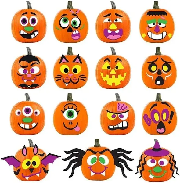 JOYIN Pumpkin Decorating Foam Stickers