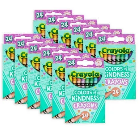 Crayola Colors of Kindness Crayons 8 Count to Back School Specialty Limited