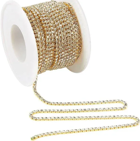 Juvale 11 Yards Rhinestone Chain