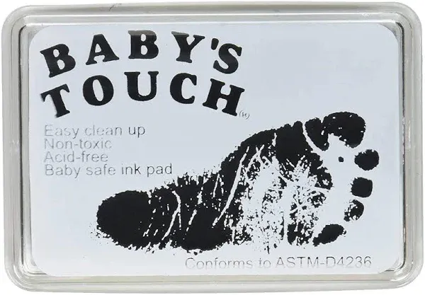 Baby's Touch Baby Safe Reusable Hand & Foot Print Ink Pads - Pink