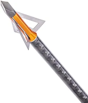 Muzzy Broadhead Standard Crossbow 3-Blade 100 Gr Trocar Tip 6 Pack Orange - 225X