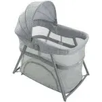 Graco DreamMore 3-in-1 Portable Bassinet & Travel Crib, Modern Cottage Collection