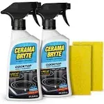 Daily Spray Cooktop and Stove Top Cleaner for Glass &amp; Pads Combo Kit - Ceramic