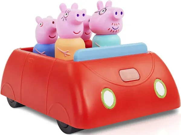 Peppa Pig's Clever Car Interactive Pre-School Toy With Lights And Sounds - Self Driving - Plays Peppa Music And Talks - Motorized Vehicle With Collision Avoidance Sensors– Red