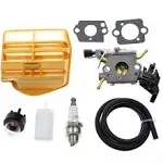 Carbhub C1M-EL37B Carburetor for Husqvarna 445 445E 450 450E Gas Chainsaw with Air Filter Tune Up Kit