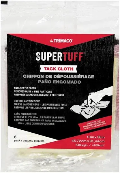 Supertuff Trimaco 10506 18 x 36 in. SuperTuff Tack Cloth