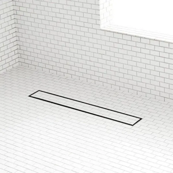 Signature Hardware Cohen Tile Insert Linear Shower Drain with Flange