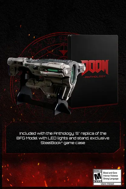 Doom Anthology Steam PC Comes With Replica BFG &amp; Steelbook Confirmed Pre-Sale