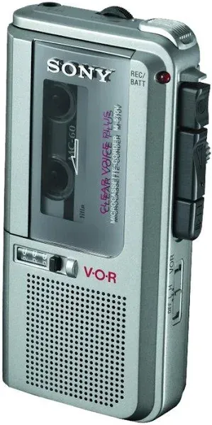 Sony M-570V Microcassette Handheld Voice Recorder