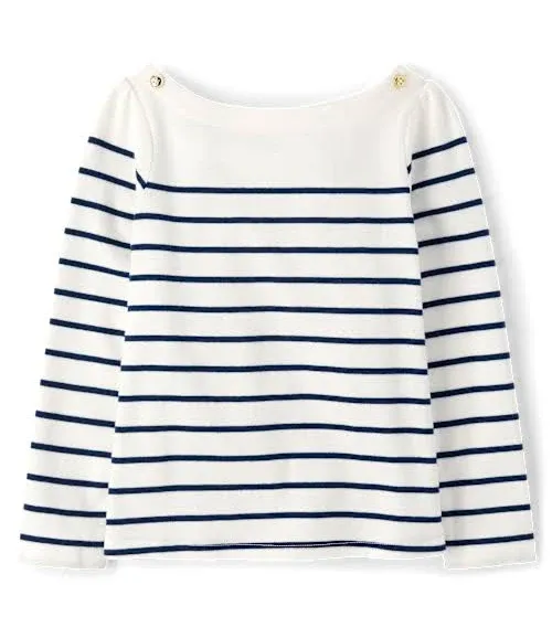 Toddler Gymboree Girls Striped Boat Neck Top