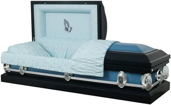 Overnight Caskets The Prayer Funeral Metal Casket