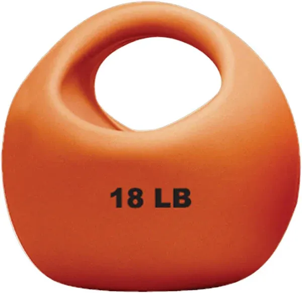 CanDo 10-3290 One Handle Medicine Ball, 2 lb, Tan