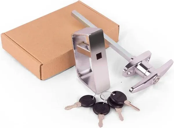 BTEOBFY Shed Door Latch T-Handle Lock Kit